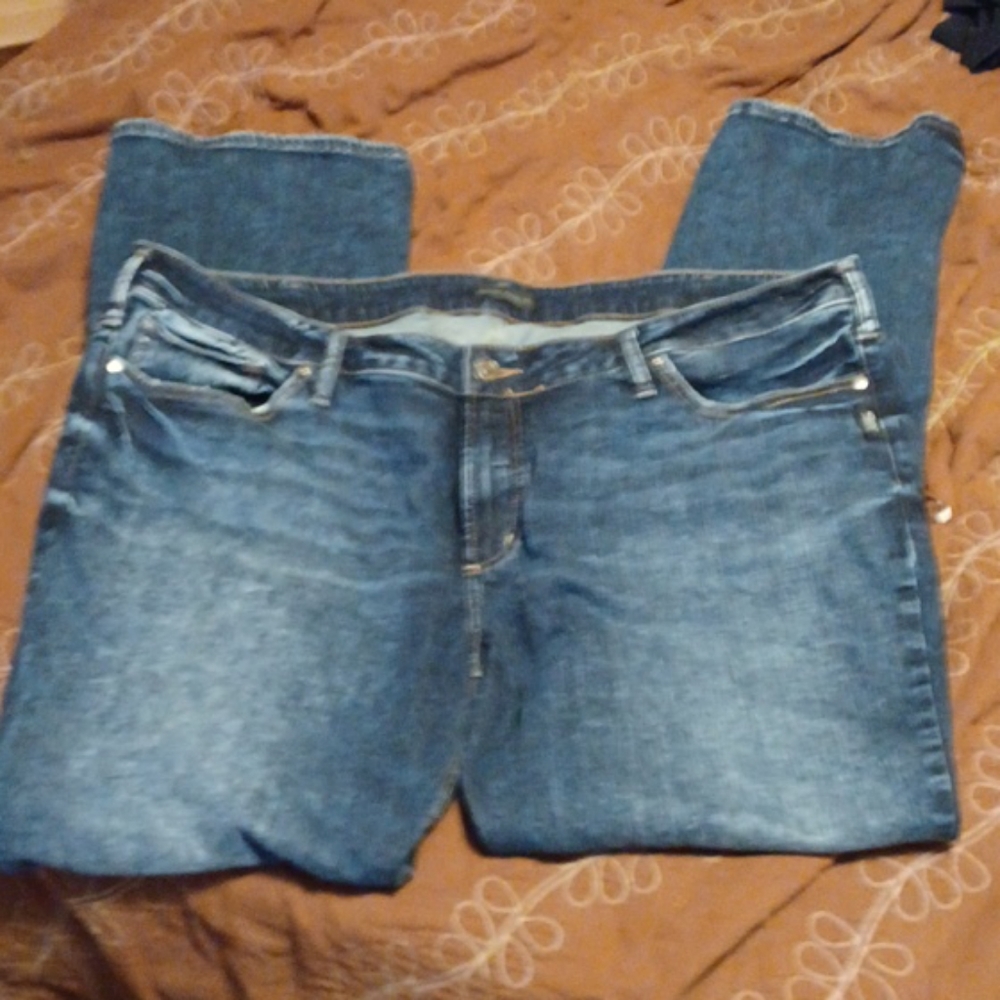 Silver Elyse slim boot cut jeans nwot size 22/33
